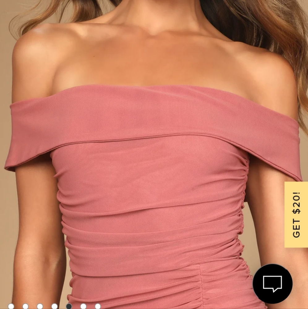 NWT Revel in the Romance Dusty Rose Maxi dress Lulu's